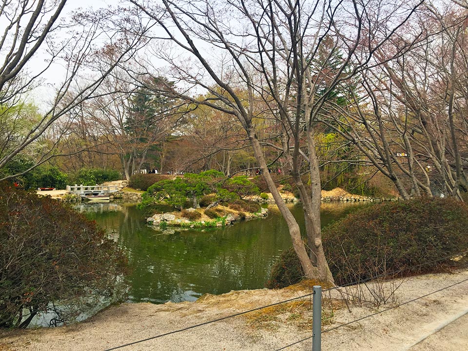韓国の世界遺産 仏国寺(불국사)の池